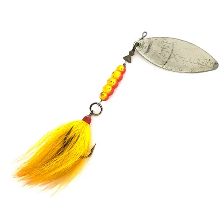 Mepps Giant Killer Spinner, Silber, 30g, Federdrilling, #7434