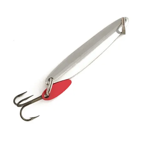 Bay de Noc Swedish pimple Vertikalköder, Nickel / Blau, 5,5g, #7442