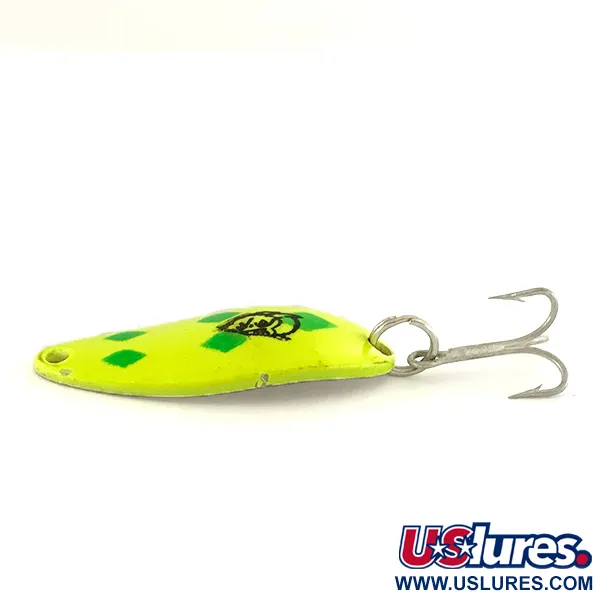 Eppinger Dardevle Devle Dog 5200 UV Blinker, Gelb/Grün, 7g, UV, #7452