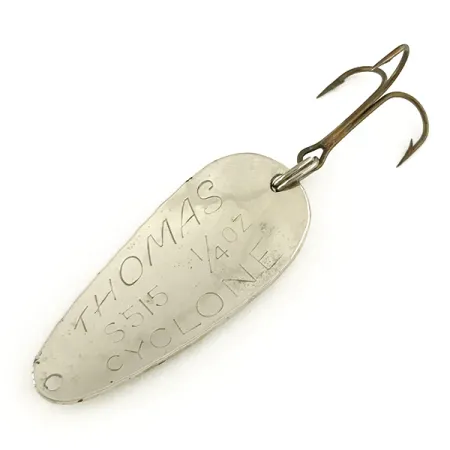 Thomas Cyclone Blinker, Silber / Rot / Weiß, 7g, Schuppenmuster, #7454