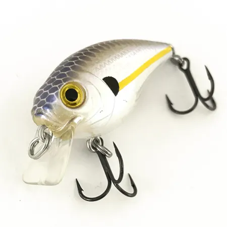 H2O XPRESS Crankbait, Weiß/Gelb, 6g, Rasseln, #7456