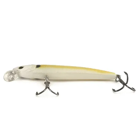 Matzuo Phantom Minnow Suspending Jerkbait, Gelb/Weiß, 5g, Rassel, #7457