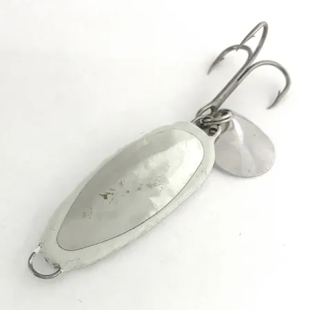 Bomber Slab Spoon Blinker, Weiß / Spiegel, 28g, Spinnerblatt, #7461