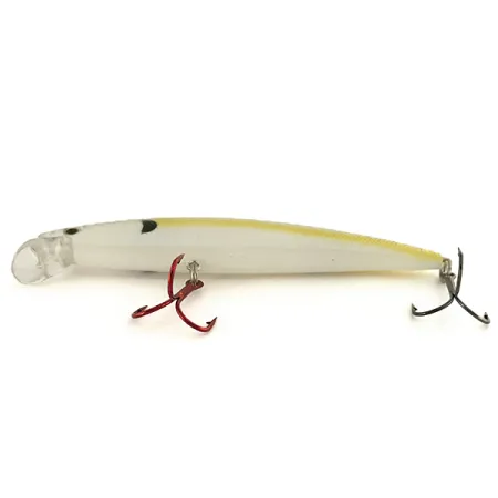 Matzuo Phantom Minnow Wobbler, Silber/Gelb, 9g, Schwebend, #7473