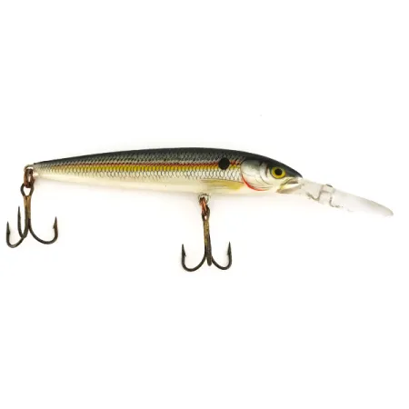 Rapala Down Deep Husky Jerk 10 Tiefläufer, Silber-Gold, 11g, #7476