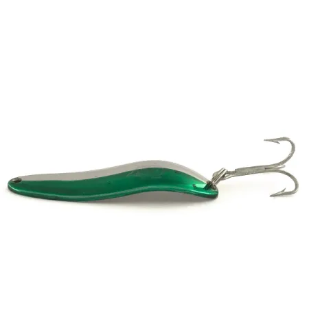 Dardevle Cop-E-Cat 7300 Blinker, Nickel/Grün, 10g, Wackel-Aktion, #7487