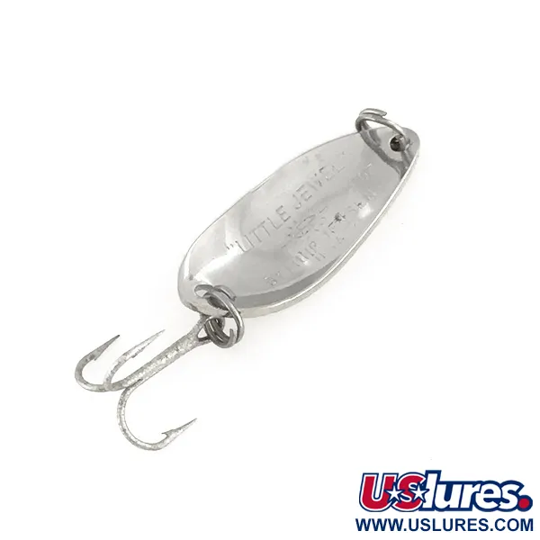 Luhr Jensen Little Jewel Blinker, Nickel, 5g, Prismen-Tape, #7492