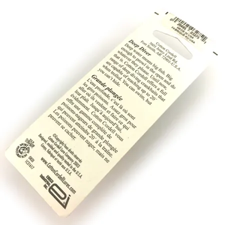 Cotton Cordell Grappler Shad Deep Diver, Gold/Orange, 7g, Tiefläufer, #7497