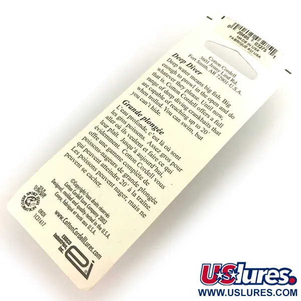 Cotton Cordell Grappler Shad Deep Diver, Gold/Orange, 7g, Tiefläufer, #7497