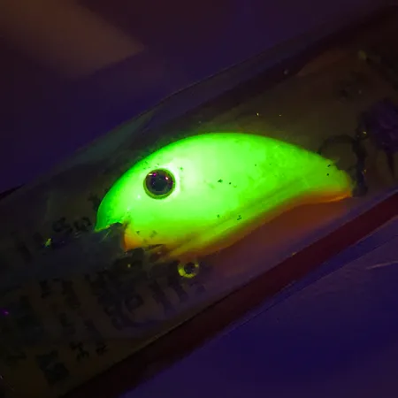 Strike King Pro Model 3XD Crankbait, Chartreuse, 12g, Rasseln, #7501