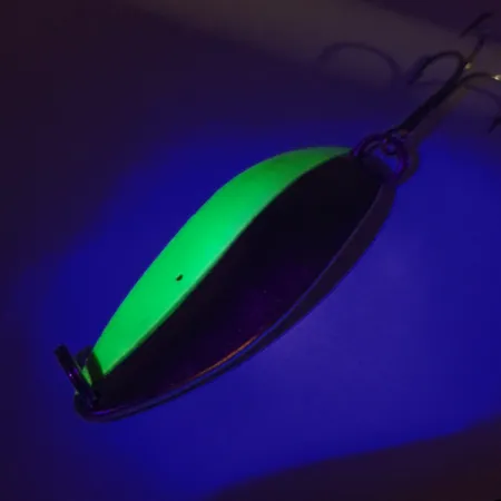 Seneca Little Cleo (Hula Girl) UV Blinker, Nickel/Grün, 21g, #7504