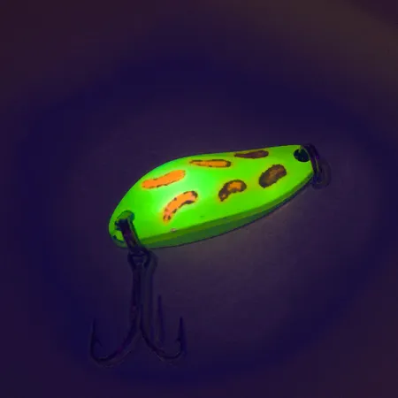 Luhr Jensen Little Jewel Blinker, Gelb/Rot, 7g, UV Glow, #7519