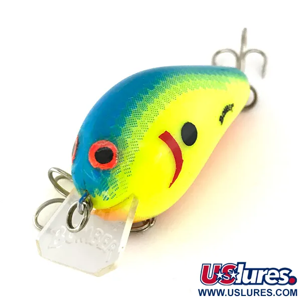 Bomber SQUARE A Crankbait, OB, 6g, Glow-Effekt, #7527