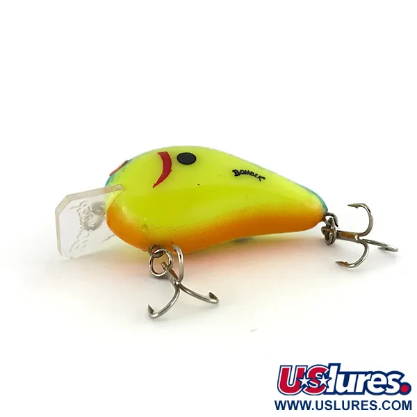 Bomber SQUARE A Crankbait, OB, 6g, Glow-Effekt, #7527