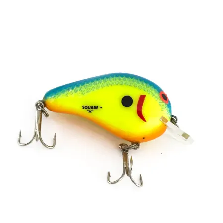 Bomber SQUARE A Crankbait, OB, 6g, Glow-Effekt, #7527