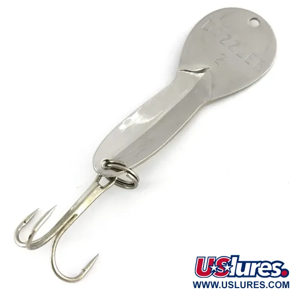 Acme Dazzler #2 Blinker, Gehämmertes Nickel, 7g, Flachwasser, #7547