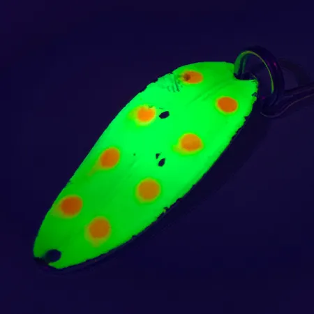 TODDCO Main liner UV Blinker, Gelb/Rot/Nickel, 11g, UV-aktiv, #7555