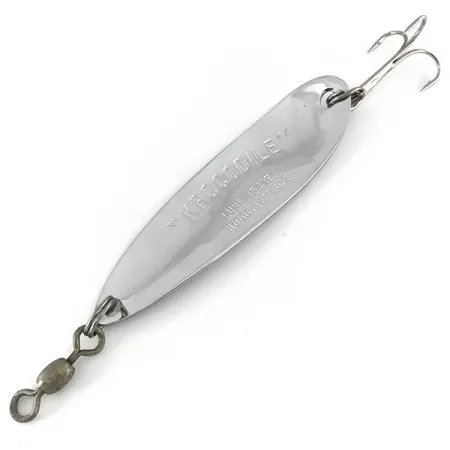 Luhr Jensen Krocodile Die #5 Blinker, Nickel, 23g, Weitwurf, #7579