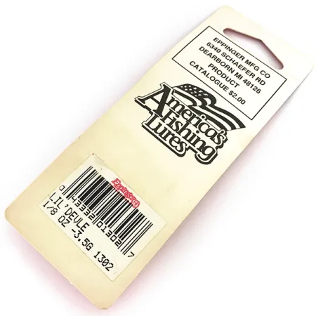 Eppinger Dardevle Lildevle Blinker, Black / White, 3,5g, #1302