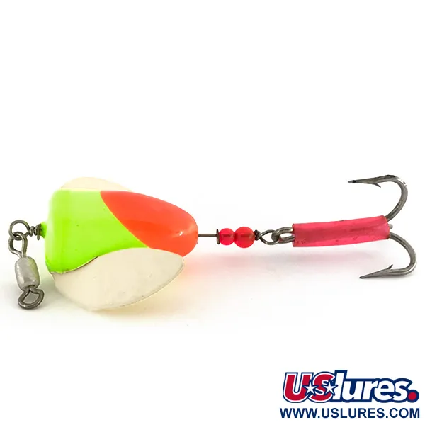 Yakima Bait Spin-n-Glo UV Lockköder, Orange / Chartreuse, 7g, #7584
