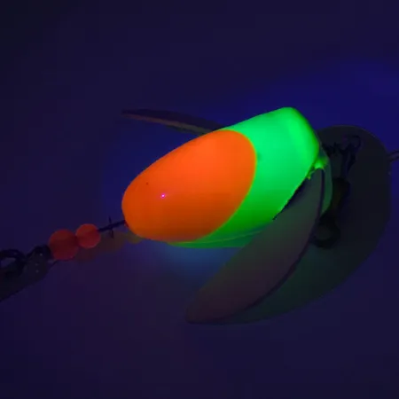 Yakima Bait Spin-n-Glo UV Lockköder, Orange / Chartreuse, 7g, #7584