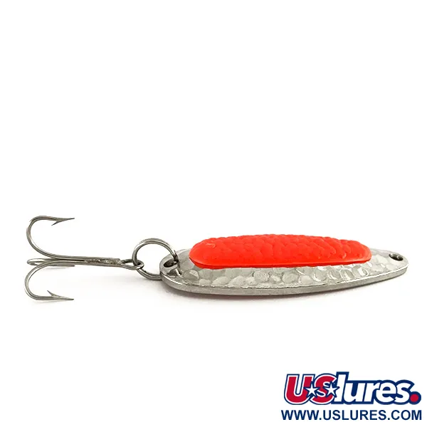 Blue Fox Pixee UV Blinker, Gehämmertes Nickel / Rot, 14g, UV, #7610