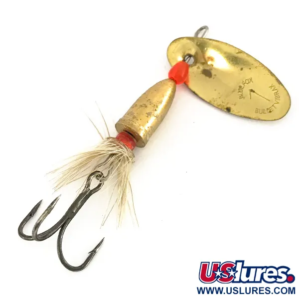 Blue Fox Bullet Vibrax 1 Foxtail Spinner, Messing, 5g, Federhaken, #7627