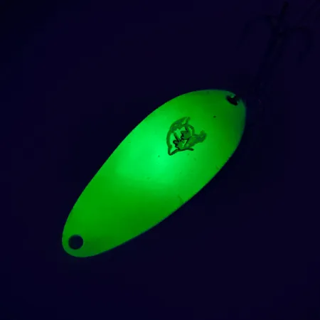 Eppinger Dardevle Devle Dog 5300 UV Blinker, Gelb/Grün/Nickel, 10g, #7636