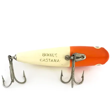 Boone Castana Popper, Rot / Weiß, 10g, Cupped Mouth, #7643