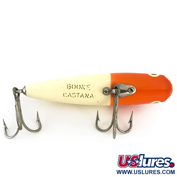 Boone Castana Popper, Rot / Weiß, 10g, Cupped Mouth, #7643