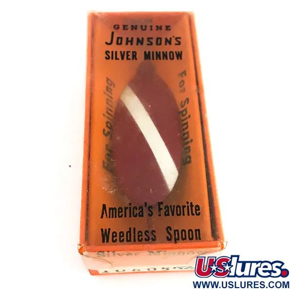 Johnson Silver Minnow Krautblinker, Rot / Weiß, 5g, Krautschutz, #7677
