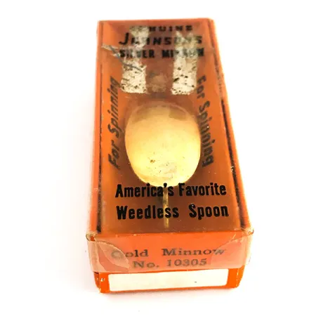 Weedless Johnson Silver Minnow Krautblinker, Gold, 5g, Krautschutz, #7681