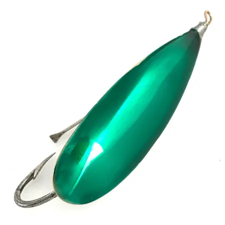 Johnson Silver Minnow Blinker, Green / Silver, 12g, Krautschutz, #7683