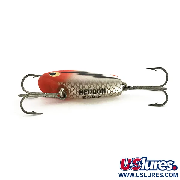 Heddon Sonic Sinkköder, Weiß / Rot, 8.5g, Originalhaken, #7685