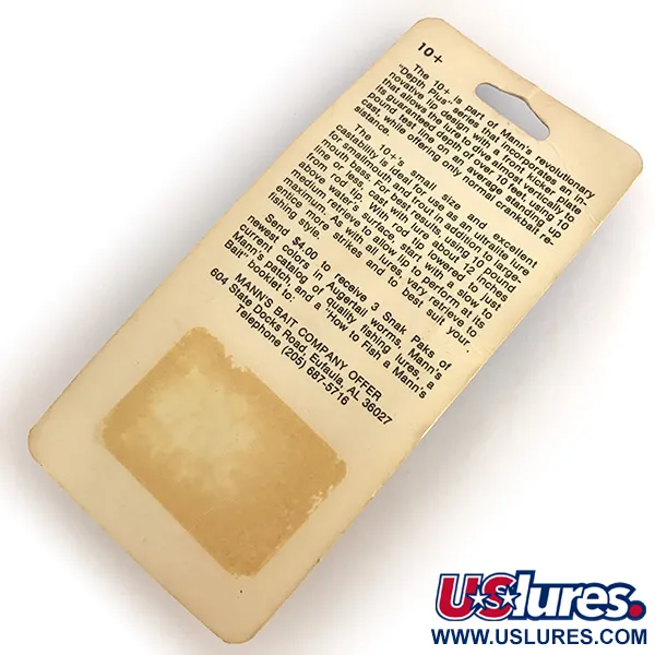 Mann's Mann's 10+ Crankbait, Hellgrau, 10g, Tauchtiefe 3m, #7689