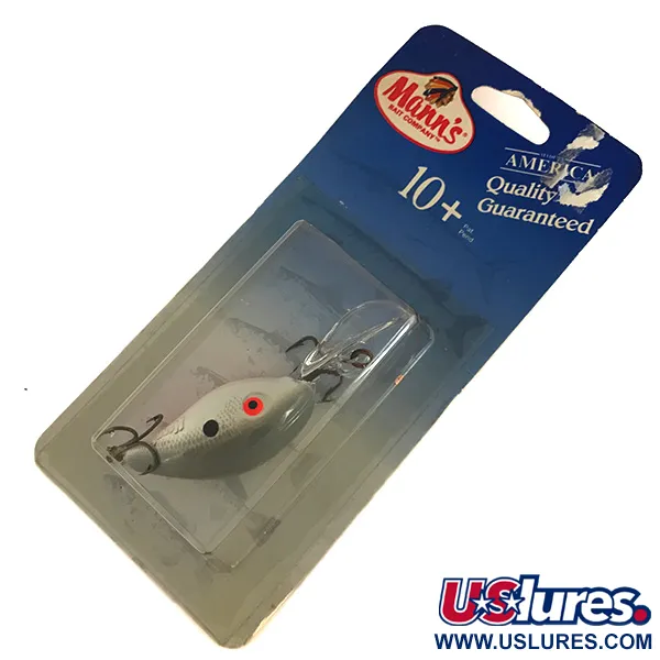 Mann's Mann's 10+ Crankbait, Hellgrau, 10g, Tauchtiefe 3m, #7689