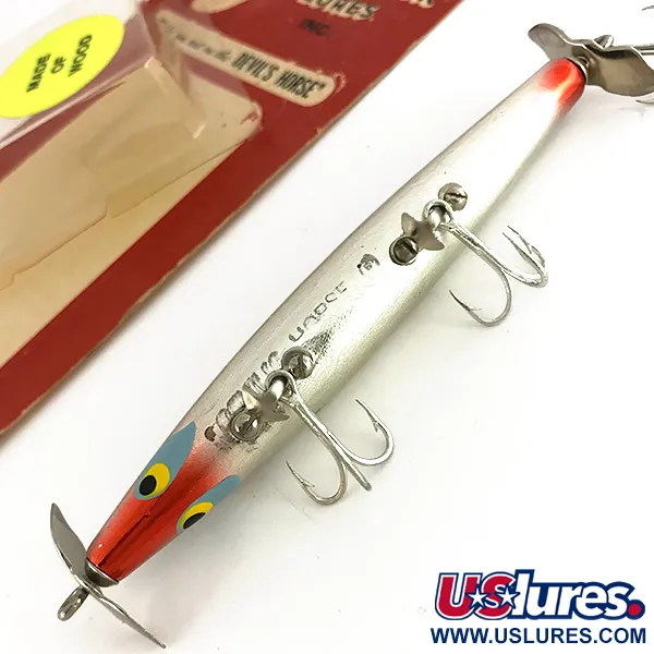 Smithwick Devil's Horse Oberflächenköder, Nickel, 9g, Holz, #7690