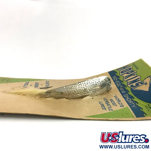 Hopkins 238 Hammered Spoon Blinker, Silber, 7g, Bucktail, #7694