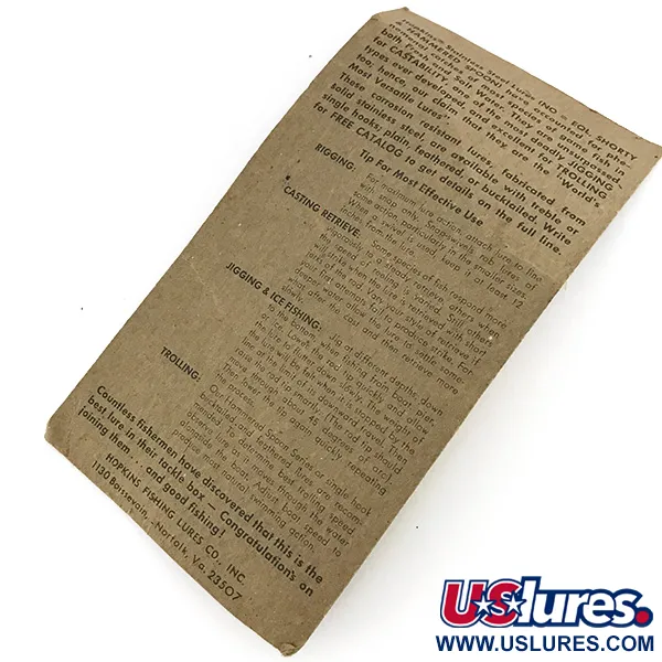 Hopkins 238 Hammered Spoon Blinker, Silber, 7g, Bucktail, #7694