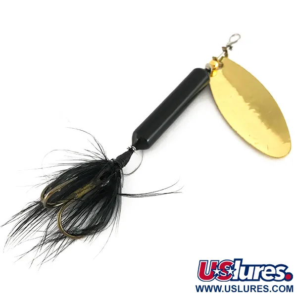Yakima Bait Worden’s Original Rooster Tail 5 Spinner, Gold, 12g, #7706