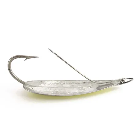 Johnson Weedless Silver Minnow UV Blinker, Silber/Chartreuse, 12g, #7711