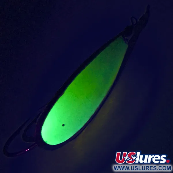 Johnson Weedless Silver Minnow UV Blinker, Silber/Chartreuse, 12g, #7711