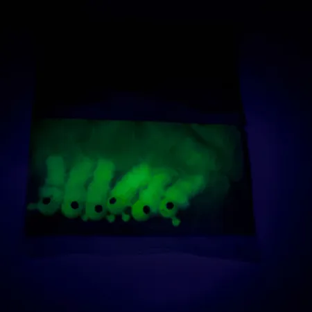 Mister Twister Pearlized Crappie Jigs, Gelb, 2,5g, Marabou, #7719