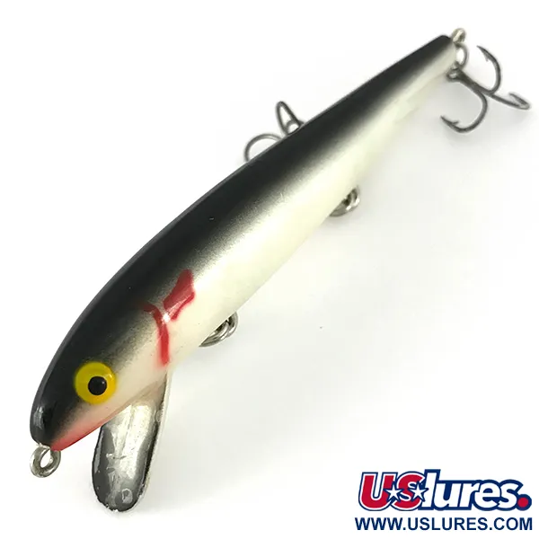 Cotton Cordell Red Fin Wobbler, Nickel / Schwarz, 10.5g, #7742