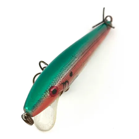 Rebel Floater Wobbler, Grün-Rosa-Silber, 9g, Vintage, #7743