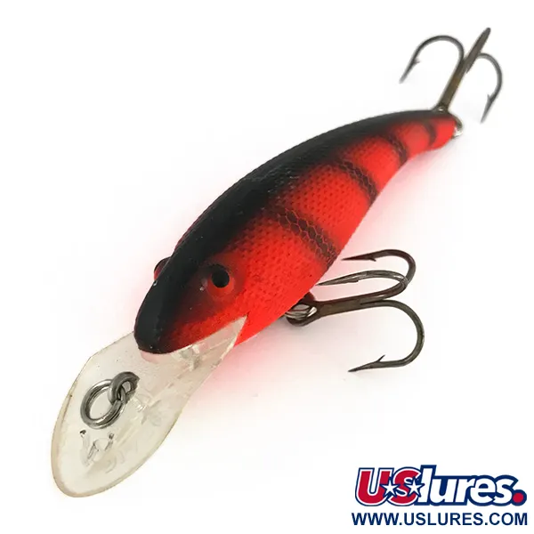 Cotton Cordell Wally Diver UV Wobbler, Rot, 14g, UV-aktiv, #7745