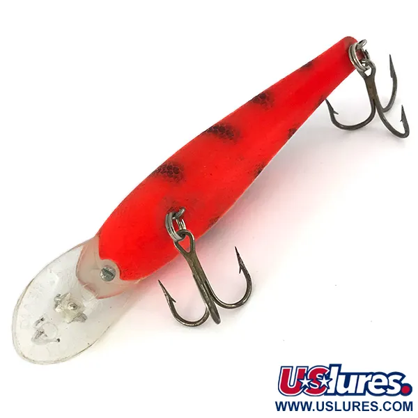 Cotton Cordell Wally Diver UV Wobbler, Rot, 14g, UV-aktiv, #7745