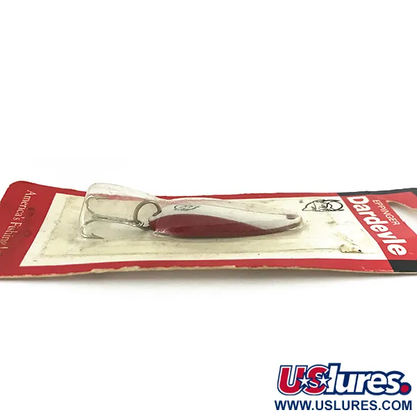 Eppinger Dardevle Spinnie Blinker, Rot/Weiß, 7g, Vintage, #7747