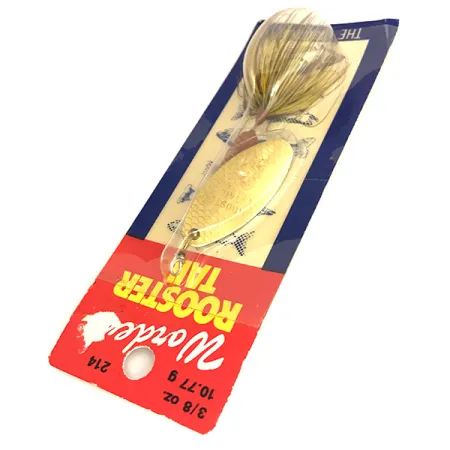 Worden’s Original Rooster Tail Spinner, Gold, 12g, Feder-Tail, #214 GH