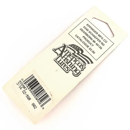 Eppinger Dardevle Midget Blinker, Schwarz/Weiß/Nickel, 6g, #7773